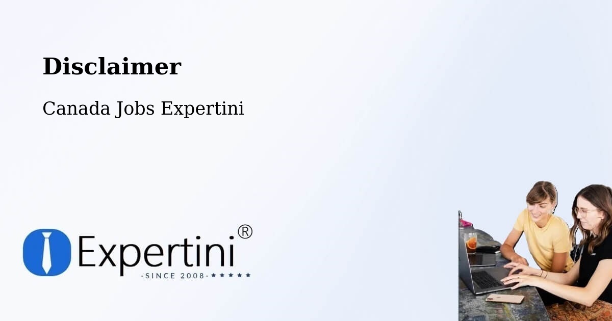Disclaimer – Raymond - Canada Jobs Expertini