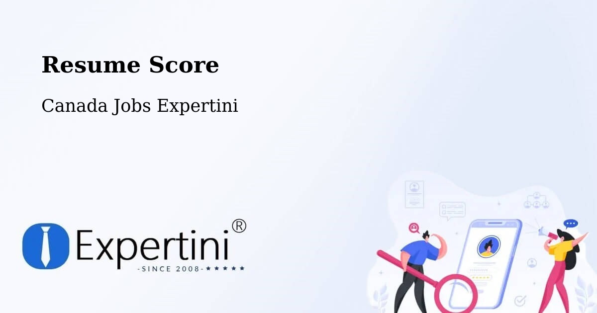 Resume Score & Job Description Match Tool – Raymond - Canada Jobs Expertini